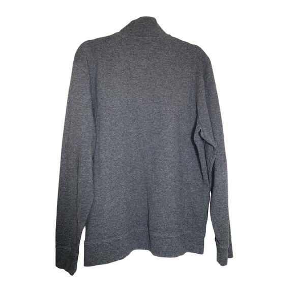 Vineyard Vines Men 1/4 Zip Pullover Sweater Long Sleeve Cotton Dark Gray Large - Picture 3 of 4